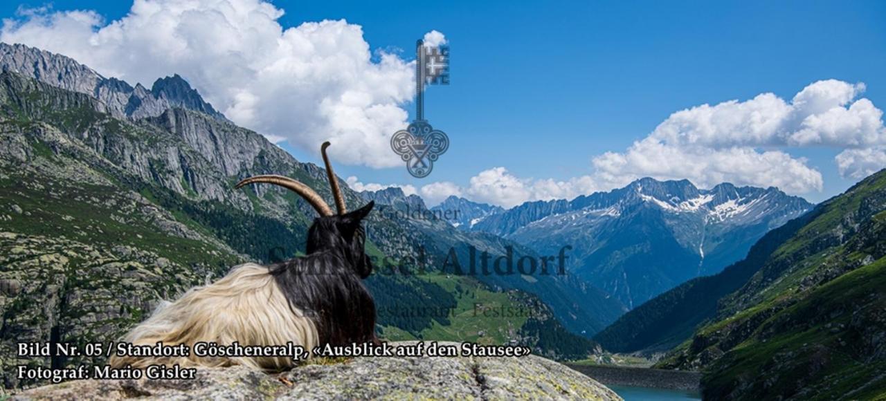 Hotel Restaurant Goldener Schluessel Altdorf Eksteriør billede